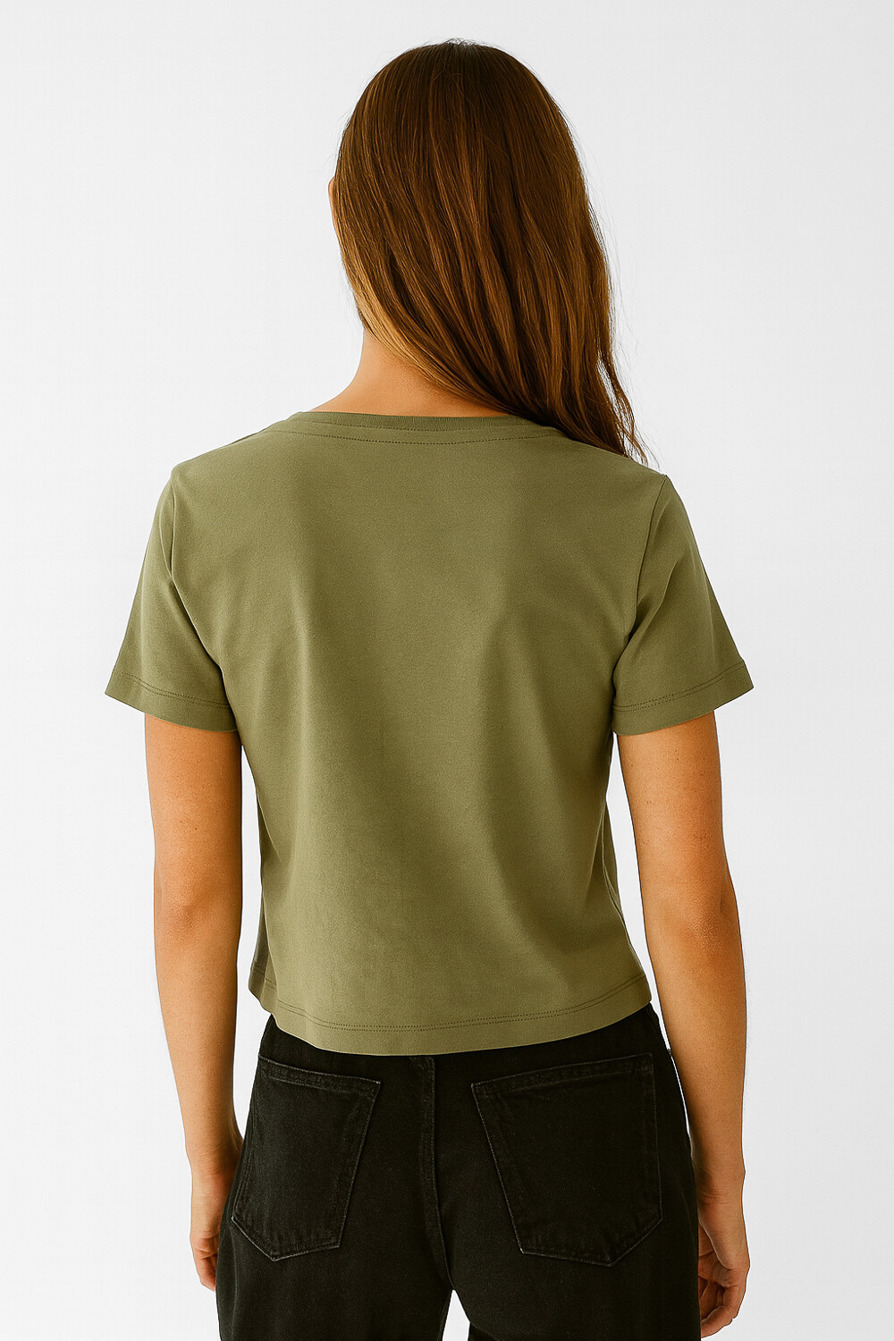 Remera Rasar Verde Oliva Claro