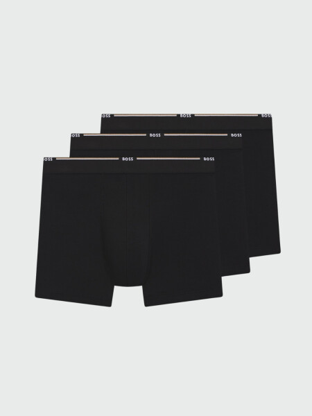 BOSS - Pack 3 Boxer Bamboo Briefs Negro