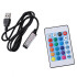 Controlador Cinta Tira Led Rgb Bluetooth USB DC + Control Color Blanco