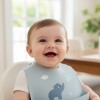 Babero silicona BUBA cloudy celeste