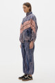 Campera Olímpica Denim Washed Rose