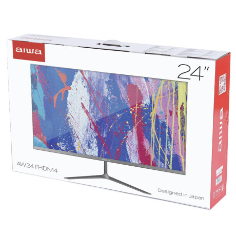 Monitor Slim de 24 Pulgadas Aiwa AW24FHDM4 Full HD 75Hz HDMI Negro