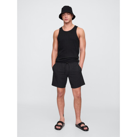 V-6IN SWIM TRUNK TRUE BLACK