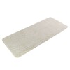 ALFOMBRA FELPUDA MARFIL 50X120CM P/BAÑO Unica
