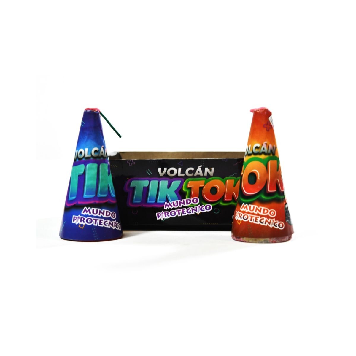 VOLCAN TIK TOK 4'' 10cm - Display x4 Unidades 