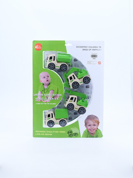 SET CAMIONES CONSTRUCCION VERDE