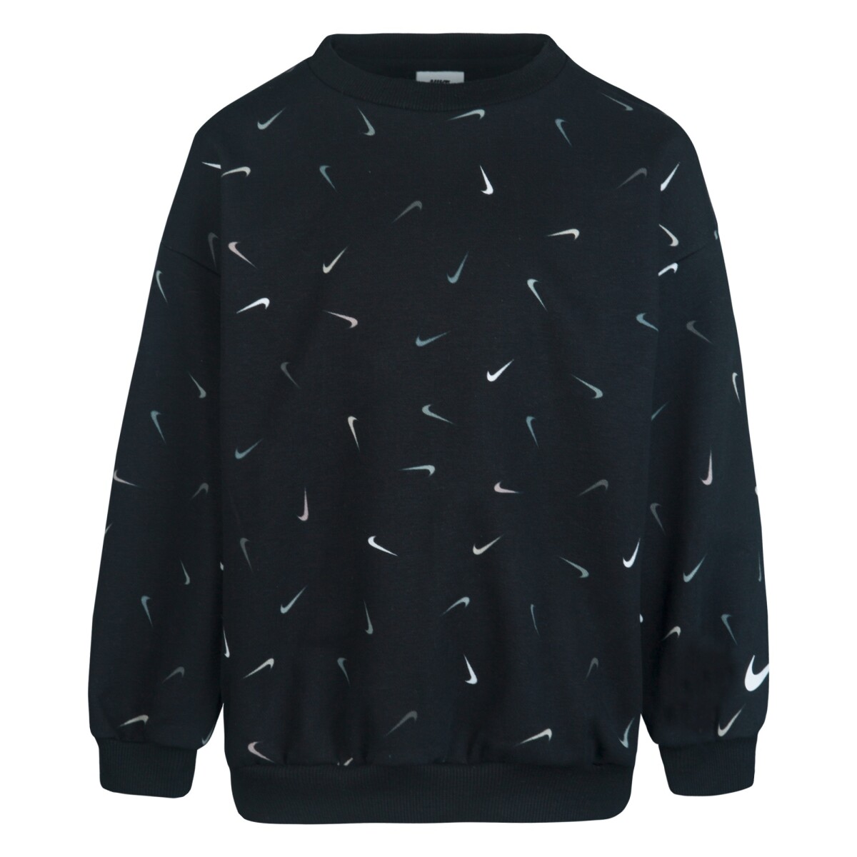 Remera Nike Snack Pack Media larga de Niños - Negro 