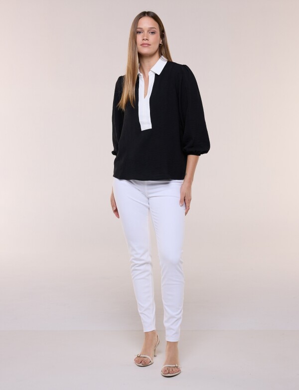 Blusa Vivo En Contraste NEGRO