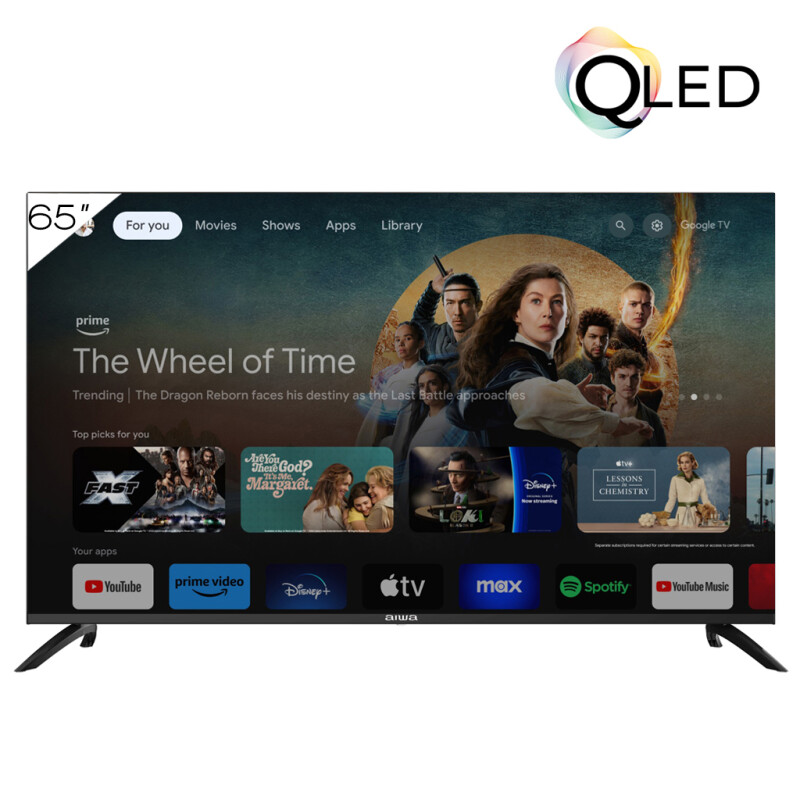 Smart TV 65'' Aiwa Google TV QLED Smart TV 65'' Aiwa Google TV QLED