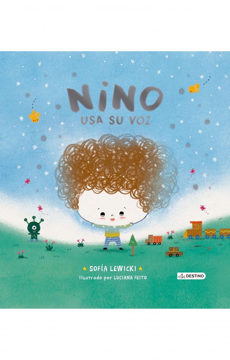 Nino usa su voz 