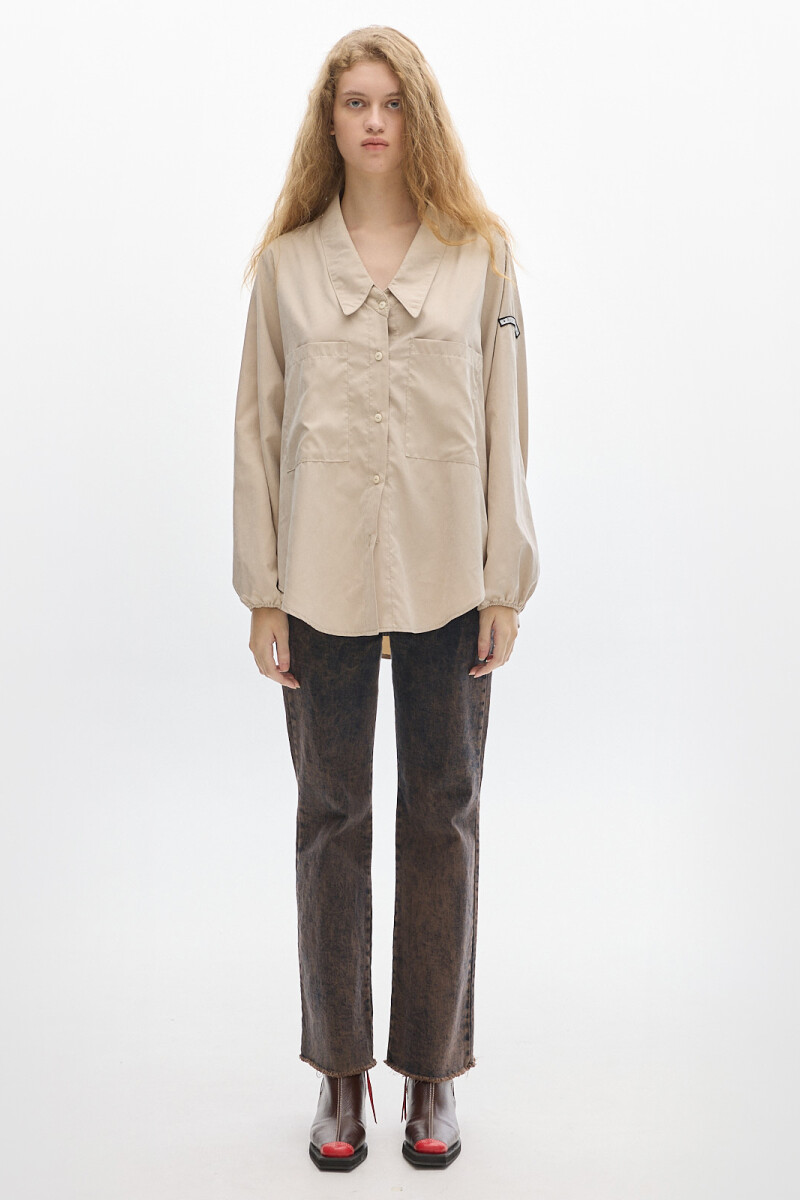 Camisa Cisne Manteca