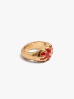 Anillo Con Detalle De Color rosa