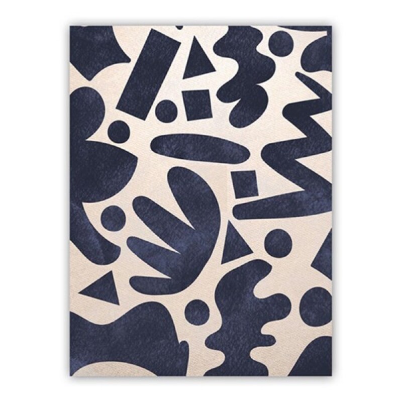 CUADRO CANVAS 30x40CM GEOMETRICO AZUL CUADRO CANVAS 30x40CM GEOMETRICO AZUL