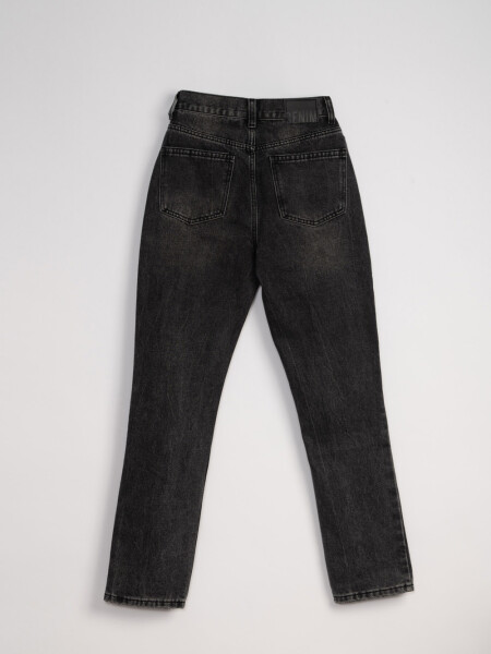 Pantalón Jean Recto Clásico Negro