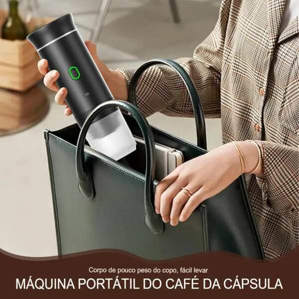 Cafetera Portatil 3en1 Capsulas Y Cafe Molido CAFETERA PORTATIL EXPRESSO KF-JN-02 PRO