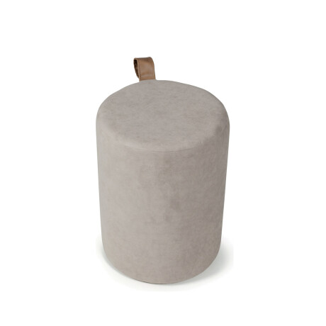 Puff Zuri - Tela Microfibra T60 (Tostado)