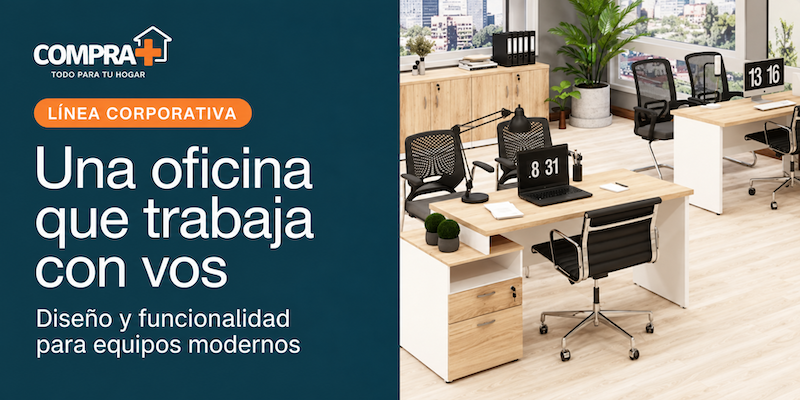 Mobiliario corporativo para oficinas modernas