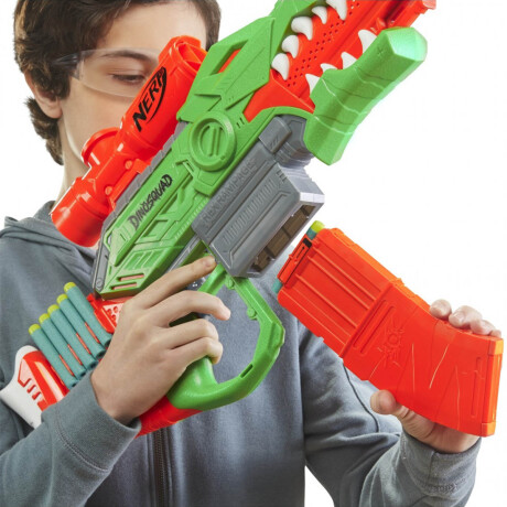 Lanzador Pistola Dardos Nerf Hasbro Dunosquad 2