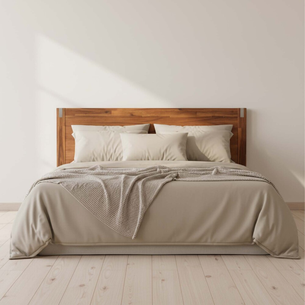 RESPALDO CABECERA SUPER KING MADERA-ACACIA NATURAL-BEIGE ACACIA