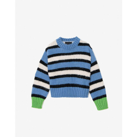 Sweater Rayado Combinacion Multicolor
