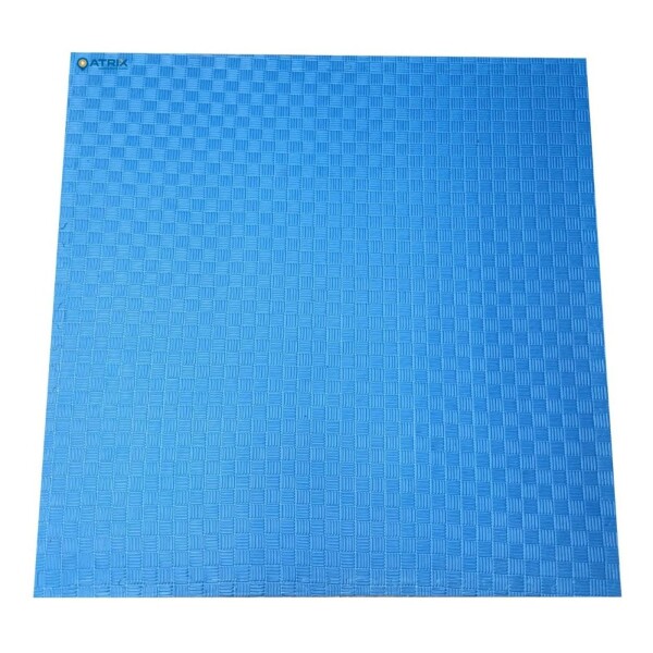 Piso Tatami Goma Eva Encastrable 1x1m 2cm Yoga Pesa Mancuer Color Variante AZULAMARILLO
