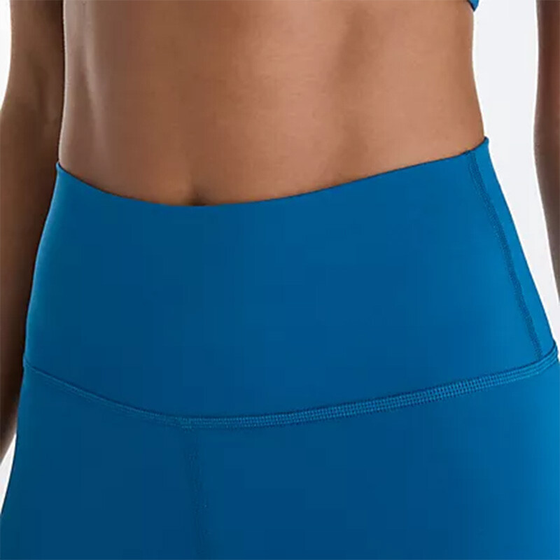 Calza New Balance Corta Harmony High Rise 6 Azul