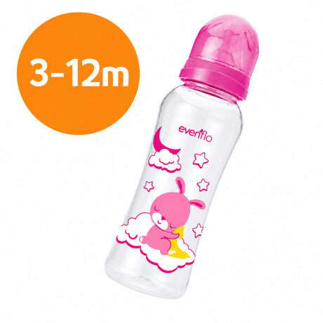 Mamadera Evenflo Dreams Bebés 3-12M 240Ml Tetina Flujo Medio Rosa