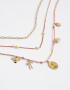 Collares Cortos Flores atrapadas Collares Cortos Flores Atrapadas - Dorado
