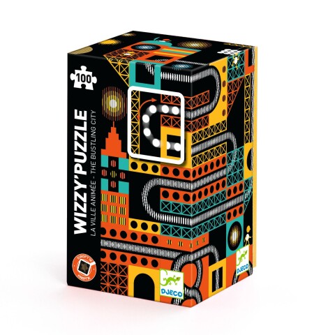 Puzzle Wizzy 48x34 cm 100 Pcs La animada ciudad