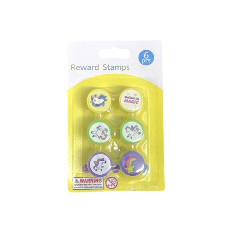 Sellos x 6 Unicornios