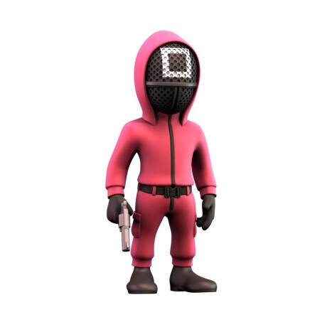 Figura Coleccionable Minix Serie Juego del Calamar GUARDIA-CUADRADO