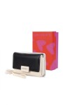 BILLETERA LOLA NEGRO C/BLANCO