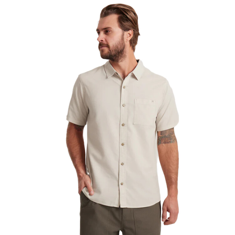 Camisa Roark Made To Fade - Beige Camisa Roark Made To Fade - Beige