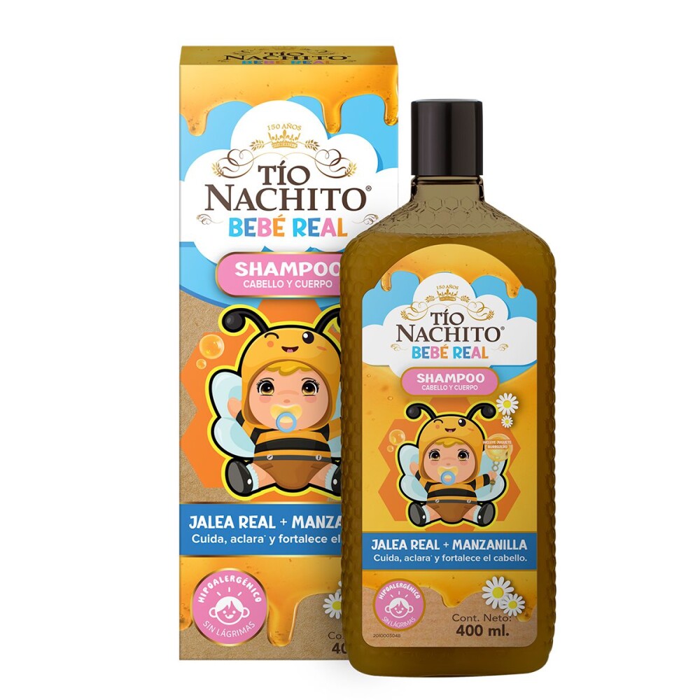 TIO NACHITO BEBE REAL SHAMPO 2EN1 X 400 única