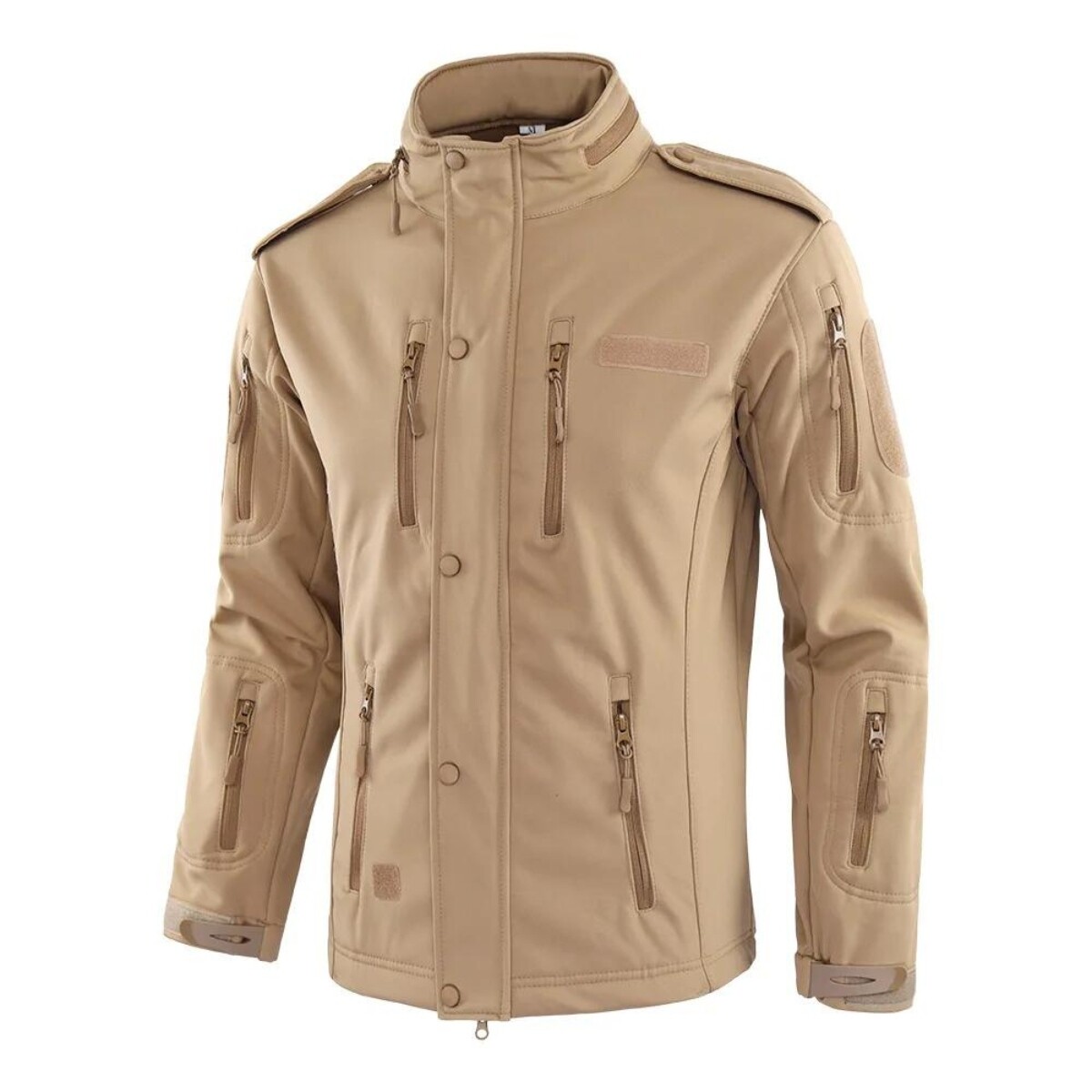 Campera táctica de neopreno grueso - Caqui 