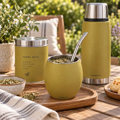 Mate Comet en Acero Inox de Doble Pared Vaso Térmico 250ml Tostado