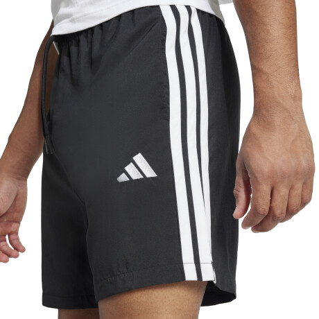 Short adidas Essential 3 Tiras Chelsea Black White