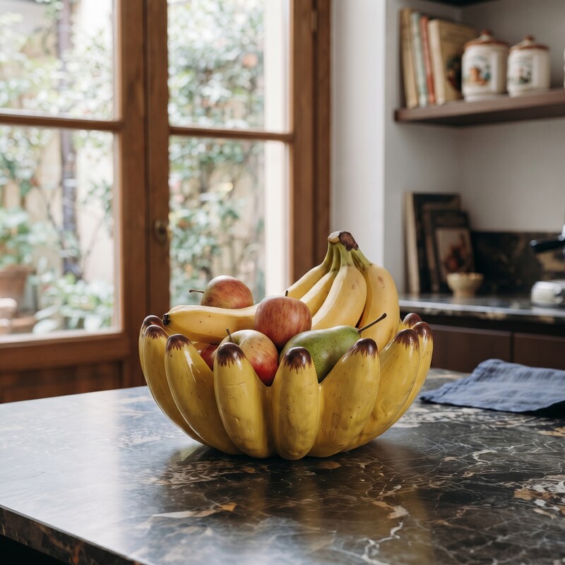 Bowl frutero de cerámica bananas S