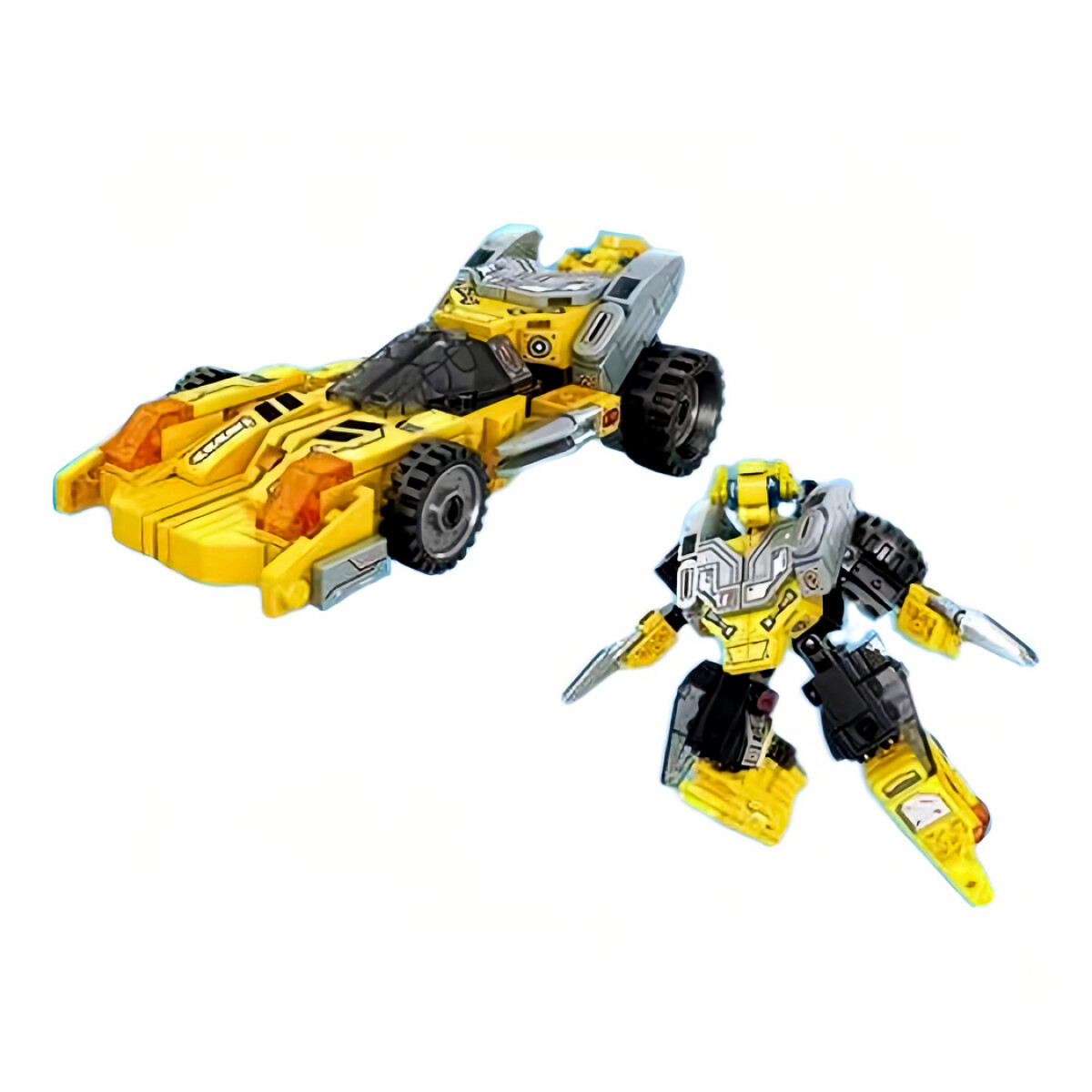 Bloque armable autobot - amarillo 