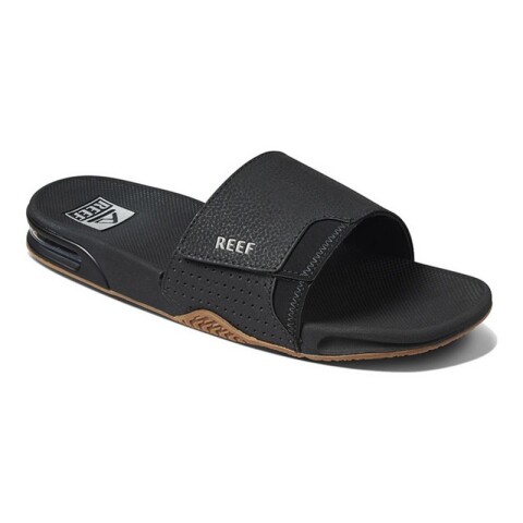 Ojotas Reef Fanning Negro