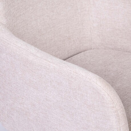 BUTACA DE COMEDOR HIERRO-Y-TELA NATURAL-BEIGE SISSI