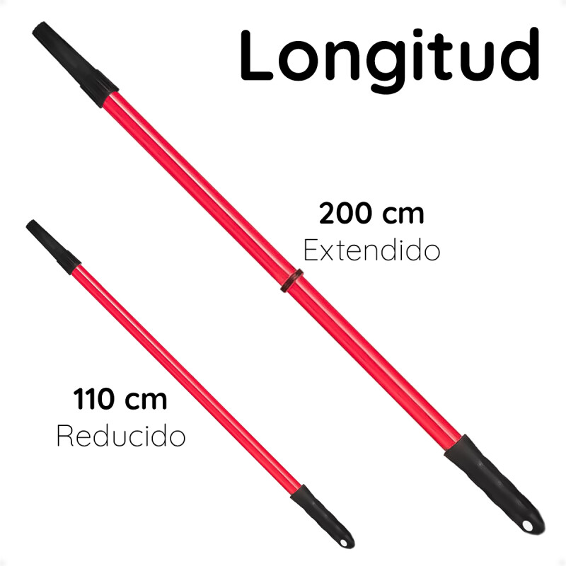 Palo Extensible para Plumeros y Rodillos 2M Palo Extensible para Plumeros y Rodillos 2M