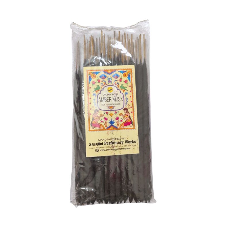 INCIENSO DOBLE PASTA SREE VANI X2 PACK Ambar/musk