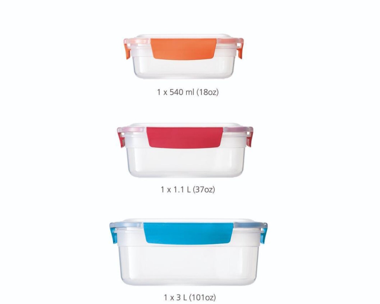 Set de Viandas x3 – Contenedores Herméticos Set de Viandas x3 – Contenedores Herméticos