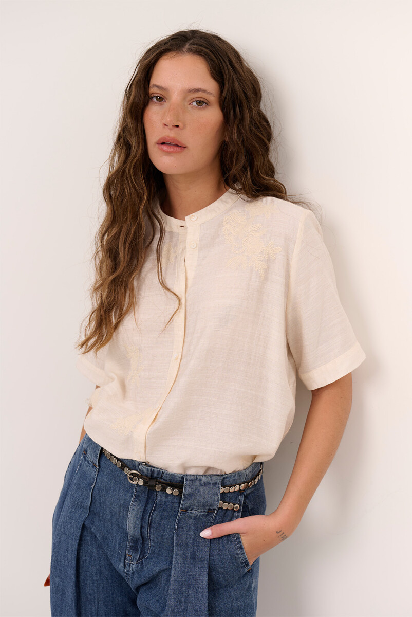 CAMISA DEBBIE - VAINILLA 