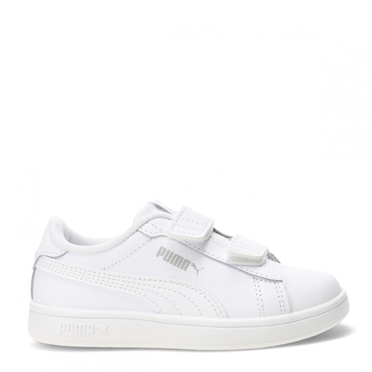 Championes Infantiles Puma Smash 3.0 Leather - Blanco 