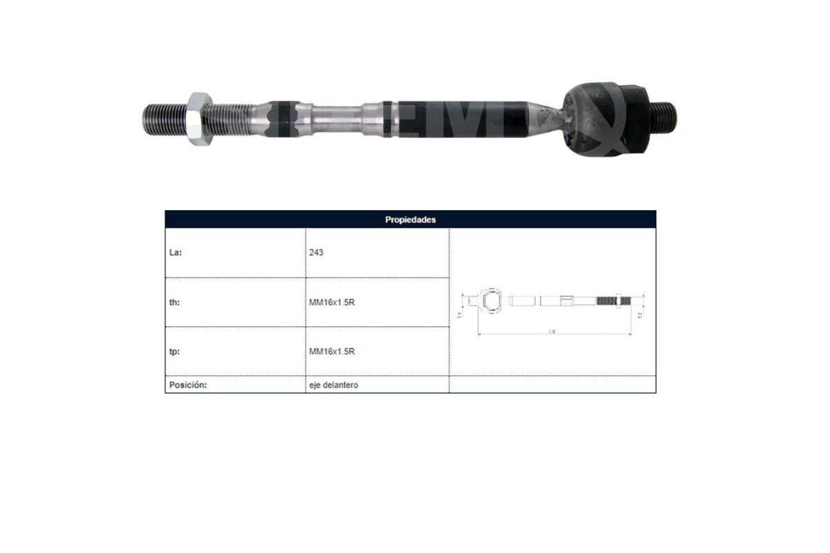 Mate Toyota Rav4 05-25 Der/Izq Mate Toyota Rav4 05-25 Der/Izq