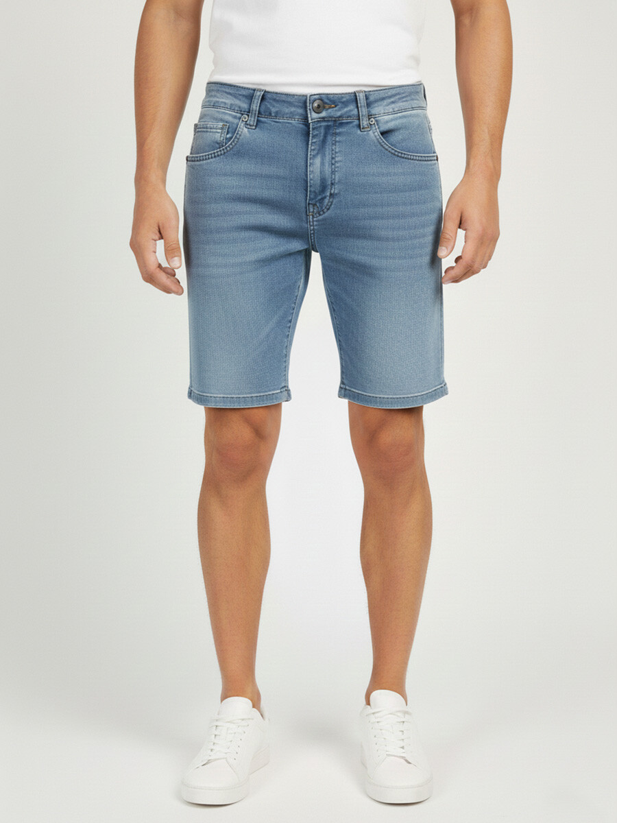 BERMUDA JEAN CARIZO OUTLET - Celeste 