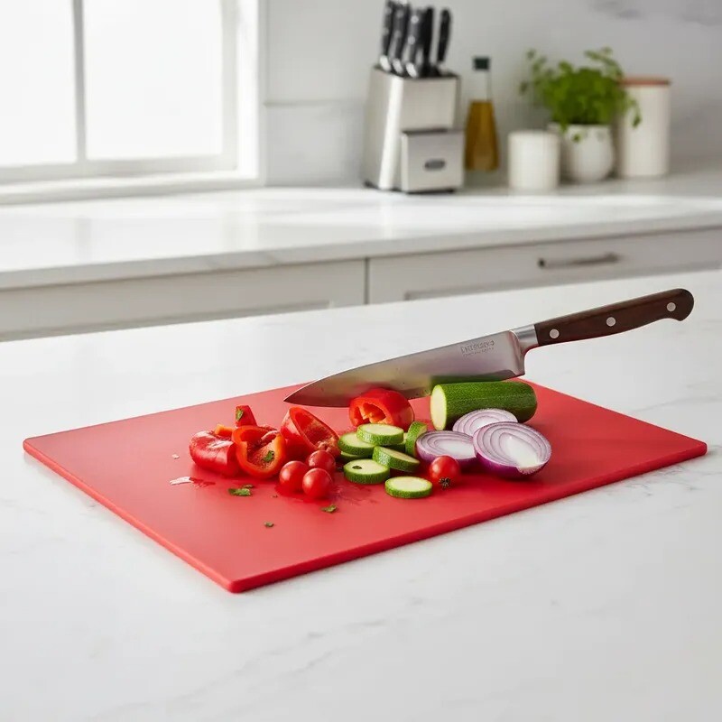 Tabla de picar en polipropileno Roja - F/CBRD-1824 Tabla de picar en polipropileno Roja - F/CBRD-1824