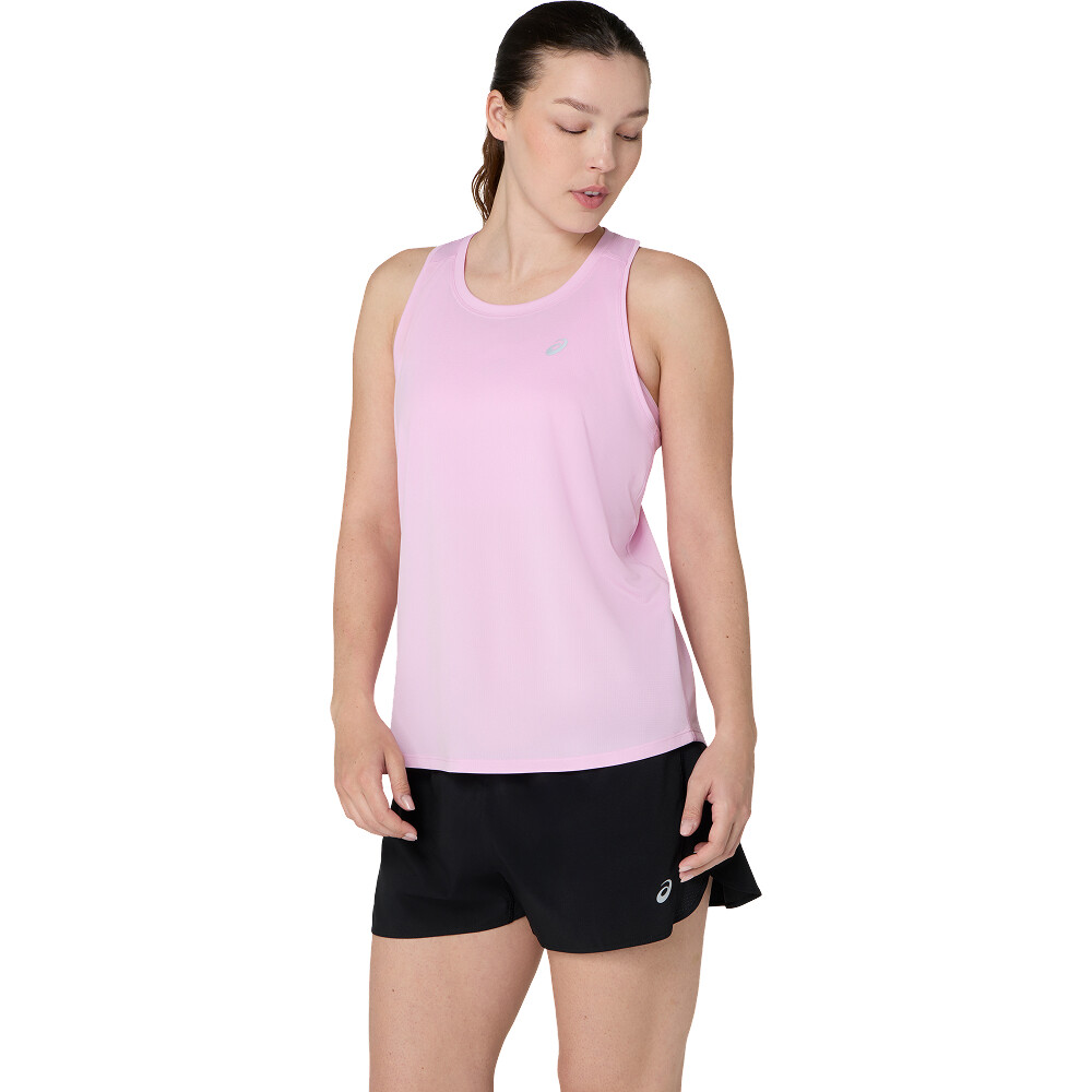 Singlets Running Asics Silver Tank Mujer Hazy Lilac